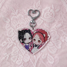 Load image into Gallery viewer, NANA duo heart Keychain
