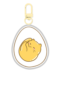 Tamako Boiled Egg Keychain